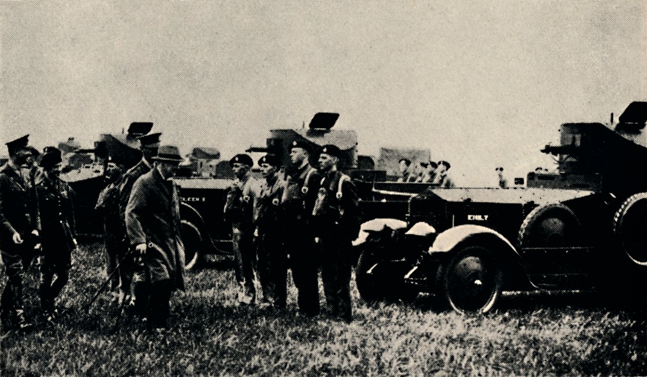 जर्मनी में रॉयल टैंक रेजिमेंट, 1918, 1945। द्वारा अज्ञात