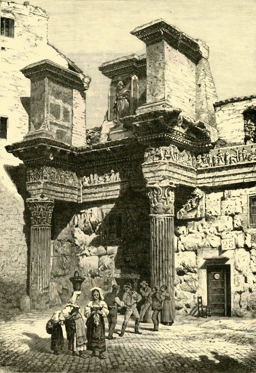 नर्वस फोरम, रोम के भाग के खंड, 1890। द्वारा अज्ञात