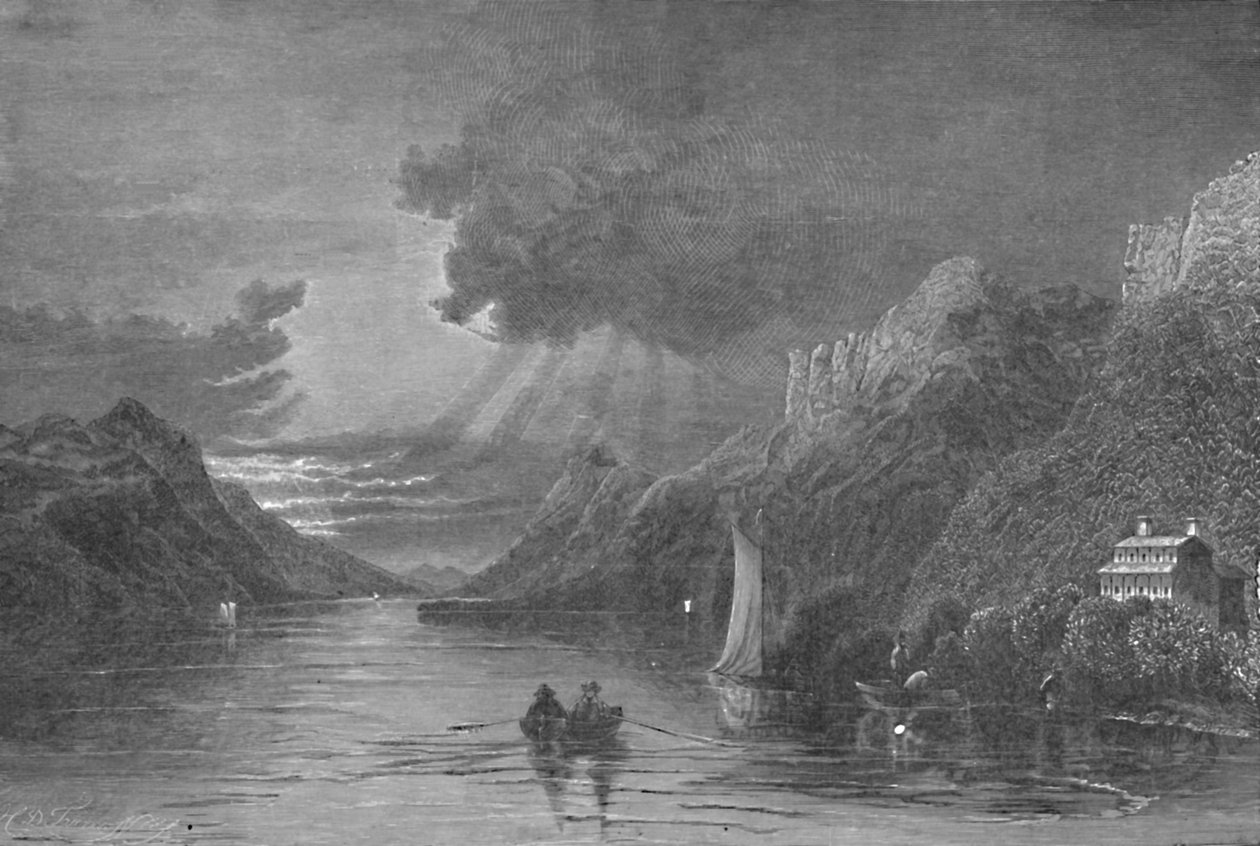 सब्बाथ-डे पॉइंट, लेक जॉर्ज, 1883 द्वारा अज्ञात