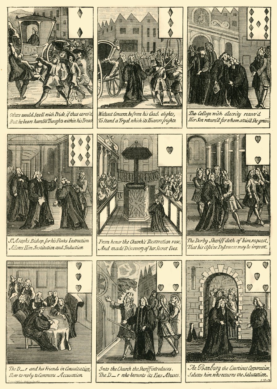 साचेवेल कार्ड, सी 1872। द्वारा अज्ञात