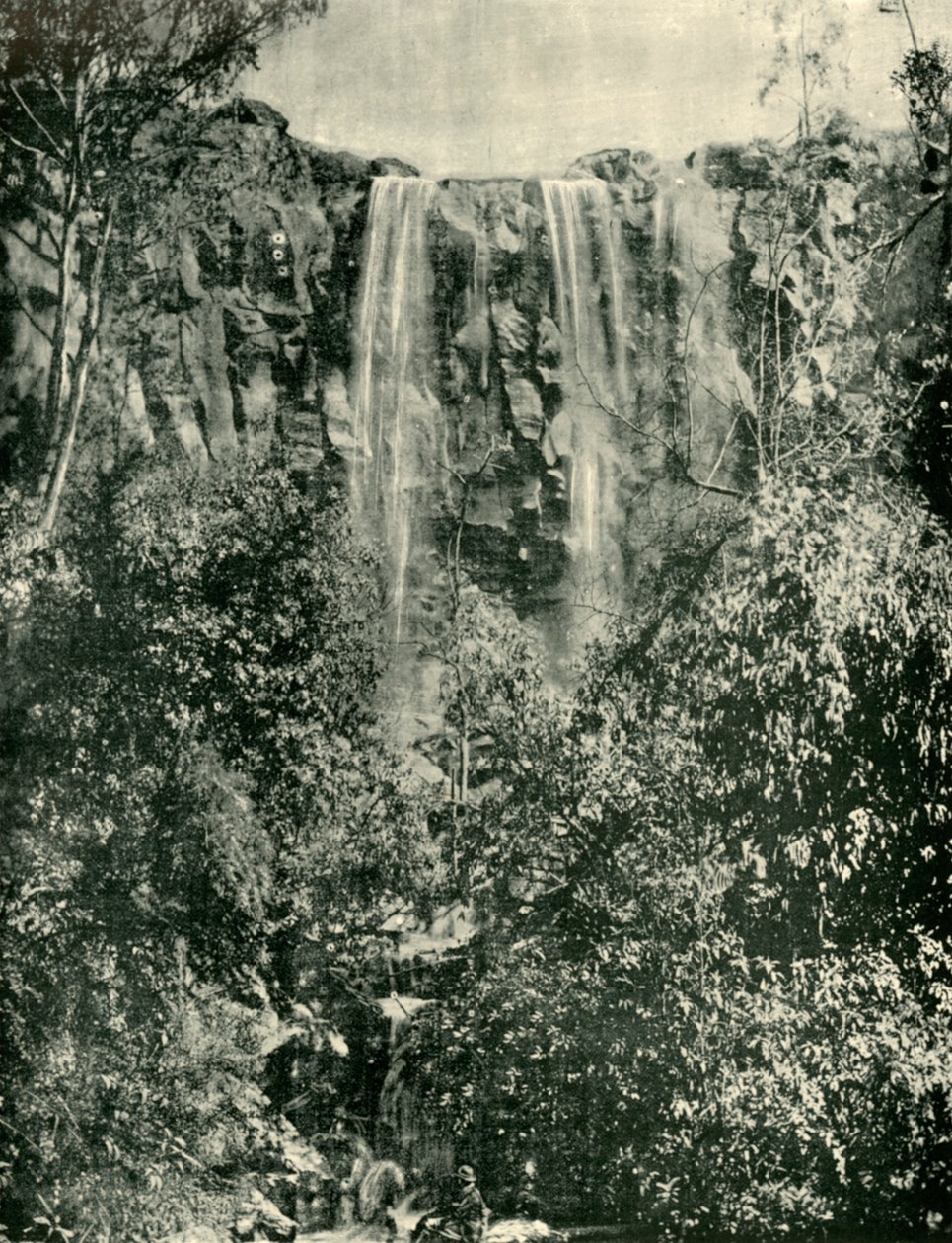 सेलर्स क्रीक फॉल्स, डेलेसफोर्ड, 1901। द्वारा अज्ञात