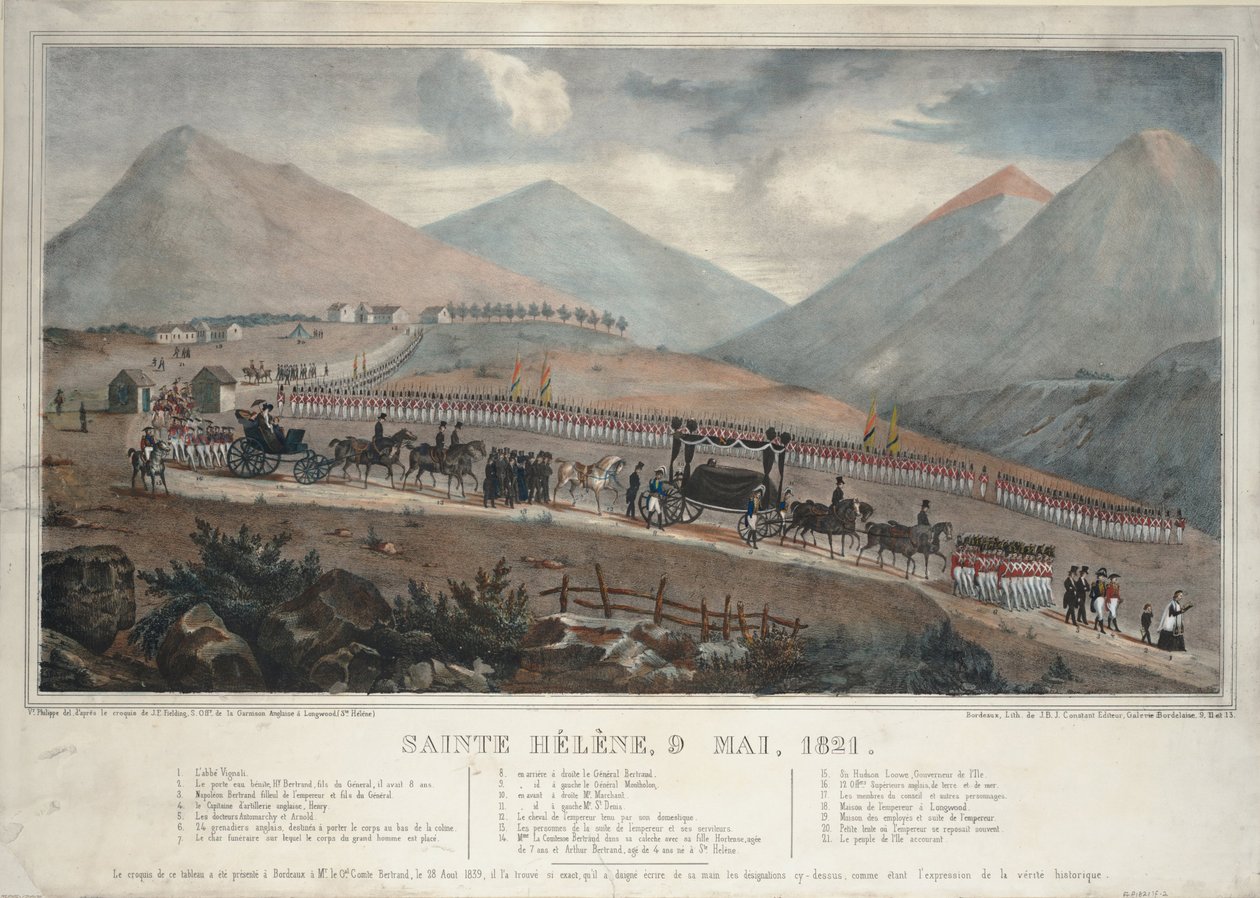 सेंट हेलेना, 9 मई 1821, 1839 द्वारा अज्ञात