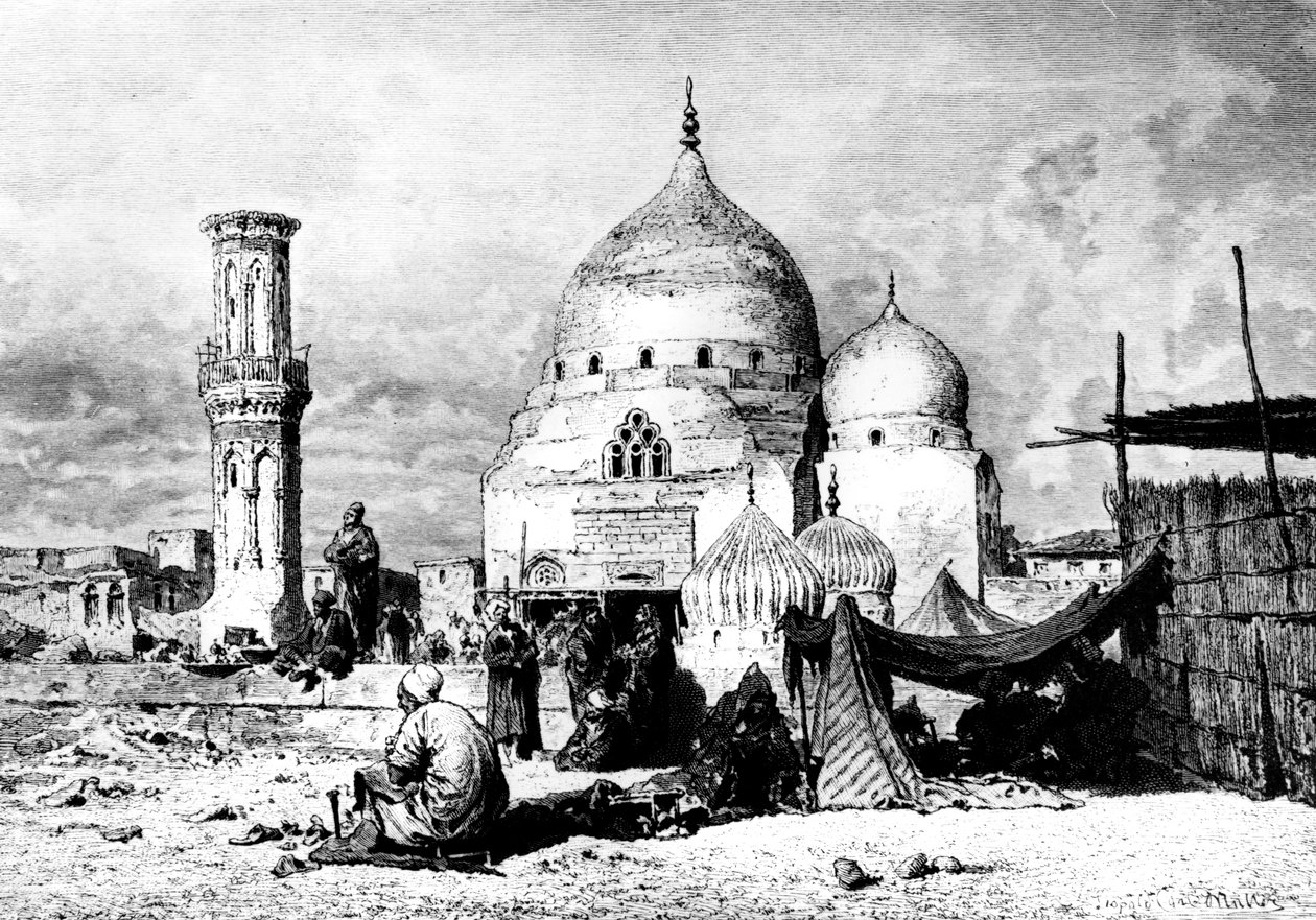 सेंट इब्राहिम मस्जिद, डेसौक, मिस्र, 1880 द्वारा अज्ञात