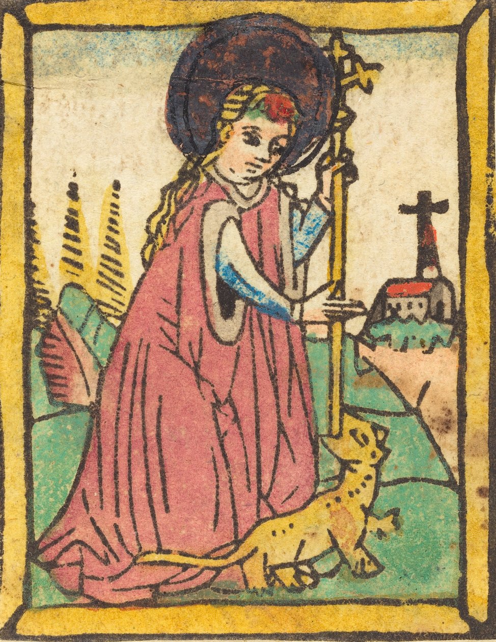 Saint Margaret, 14601470.  द्वारा अज्ञात