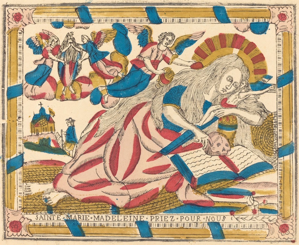 सेंट मैरी मैग्डलीन हमारे लिए प्रार्थना करें, सी. 1820. द्वारा अज्ञात