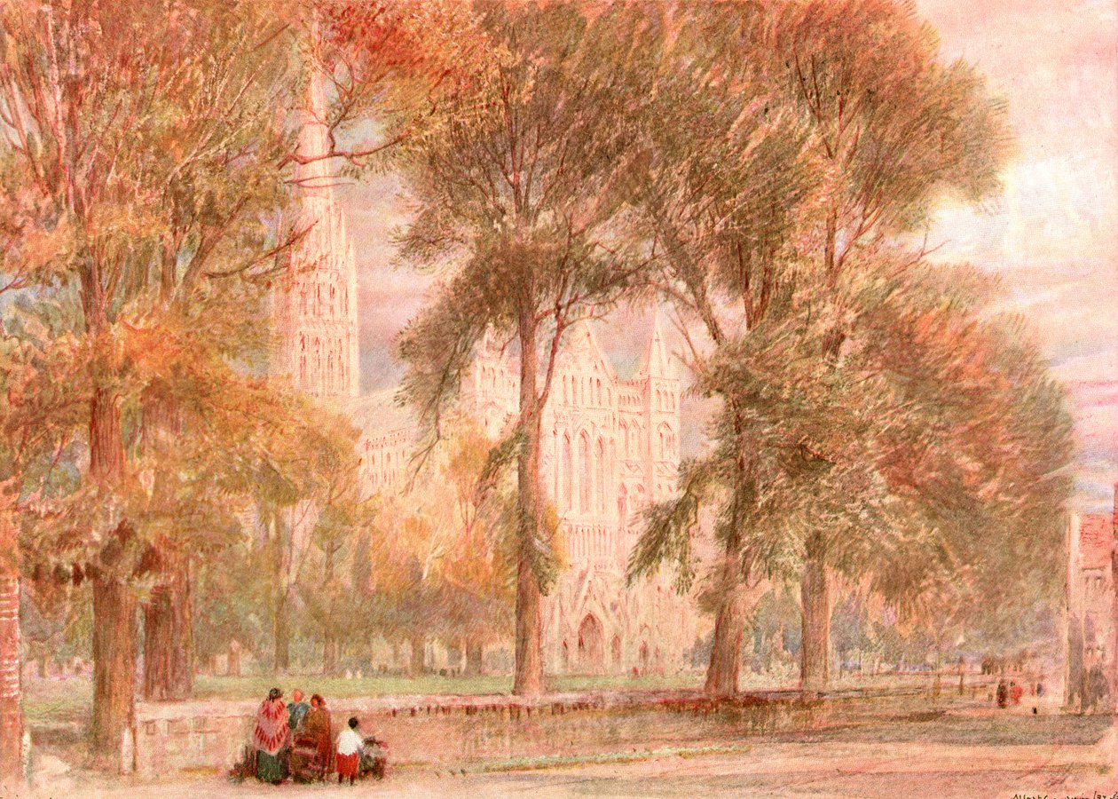 सैलिसबरी क्लोज़, 1897, c1900। द्वारा अज्ञात