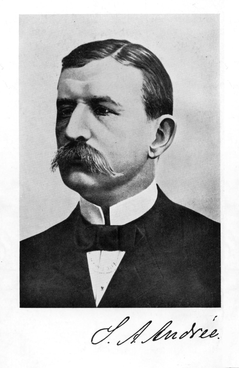 सॉलोमन अगस्त एंड्री, स्वीडिश इंजीनियर और एयरोनॉट, 1931 द्वारा अज्ञात