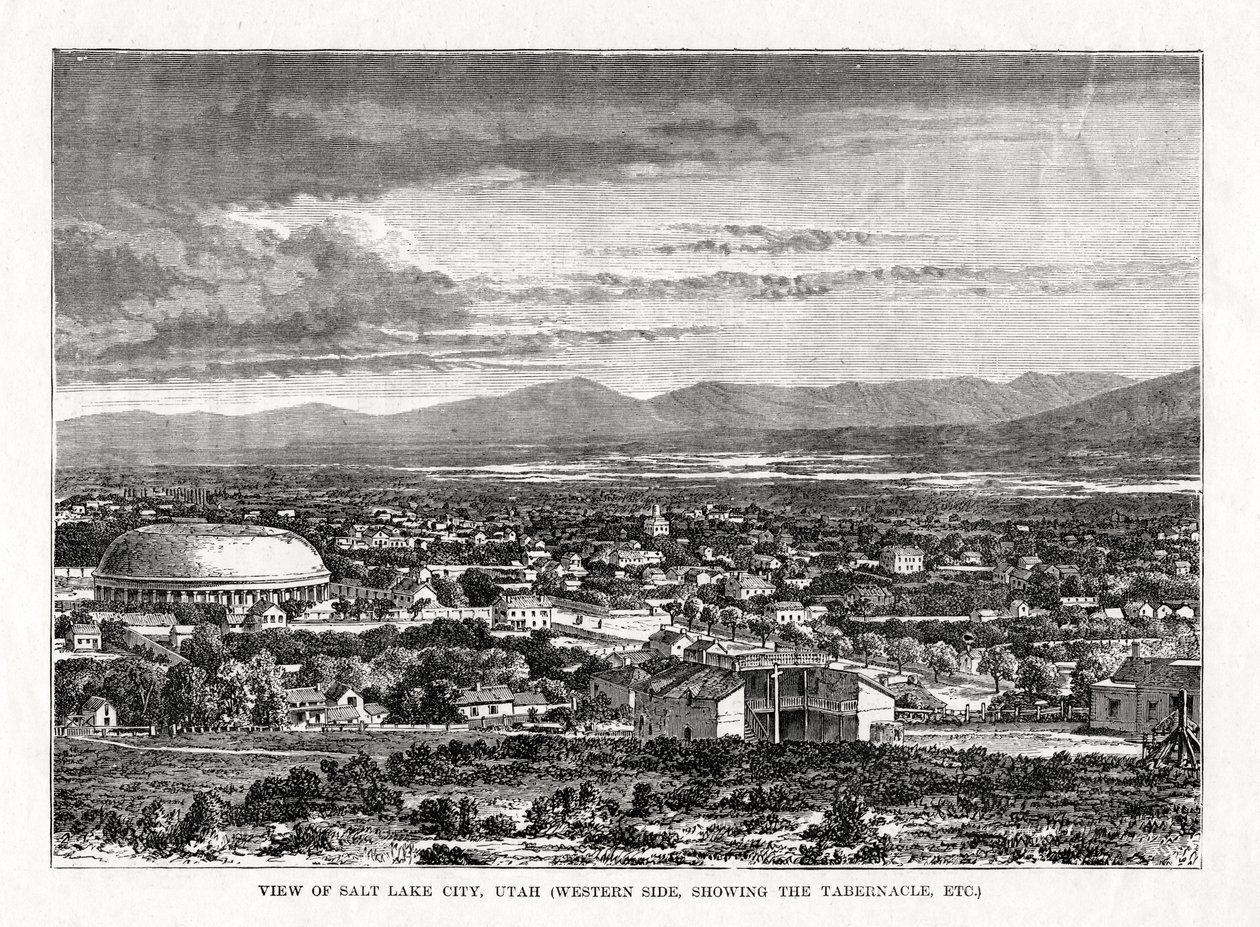 साल्ट लेक सिटी, यूटा, यूएसए, 1877 द्वारा अज्ञात