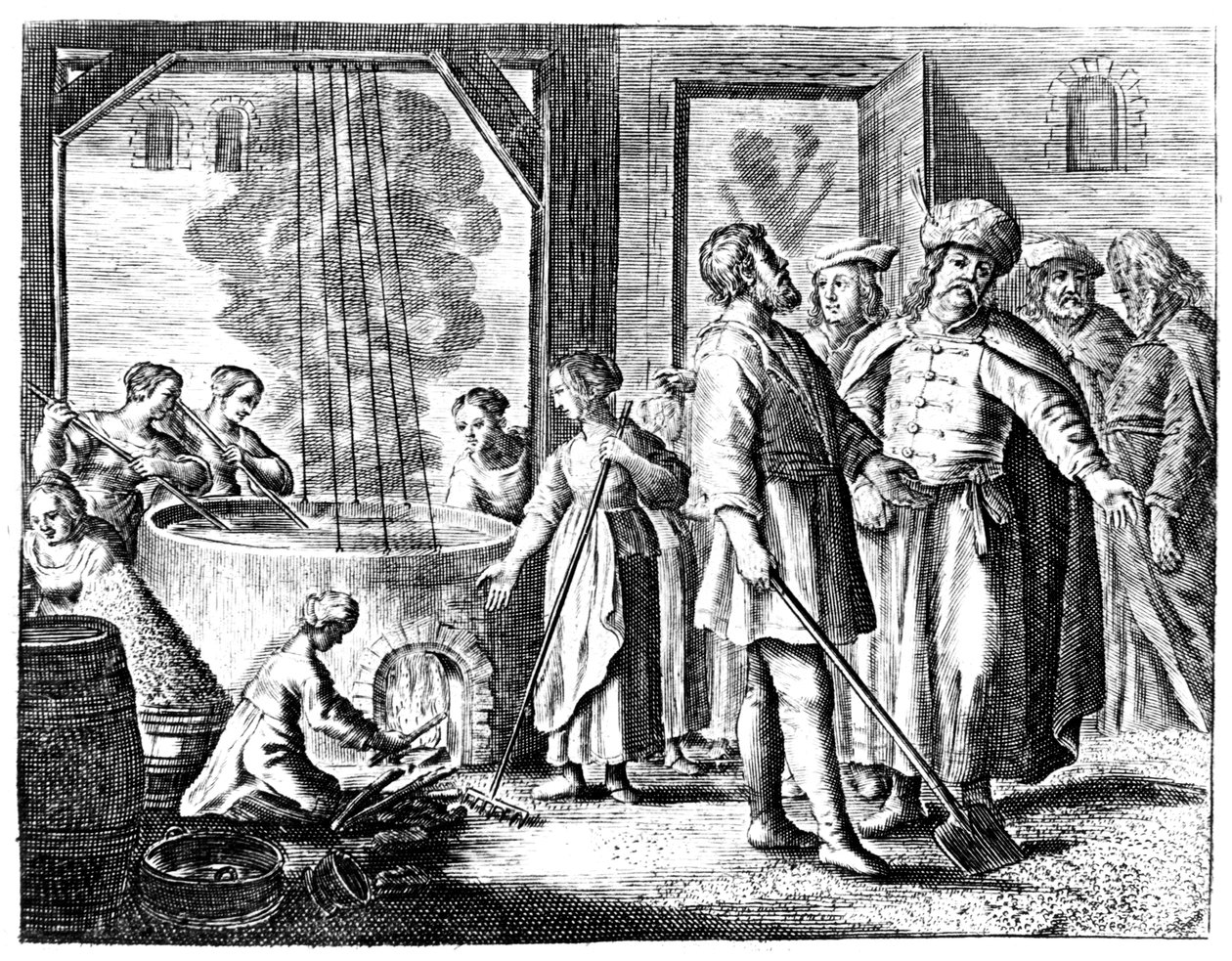 साल्ट वर्क्स, एम्स्टर्डम, 1660 द्वारा अज्ञात
