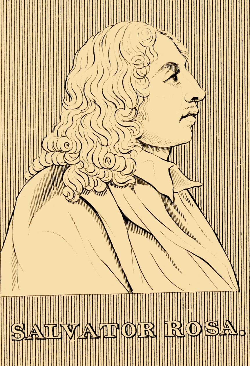 साल्वेटर रोजा, 1615-1673, 1830। द्वारा अज्ञात