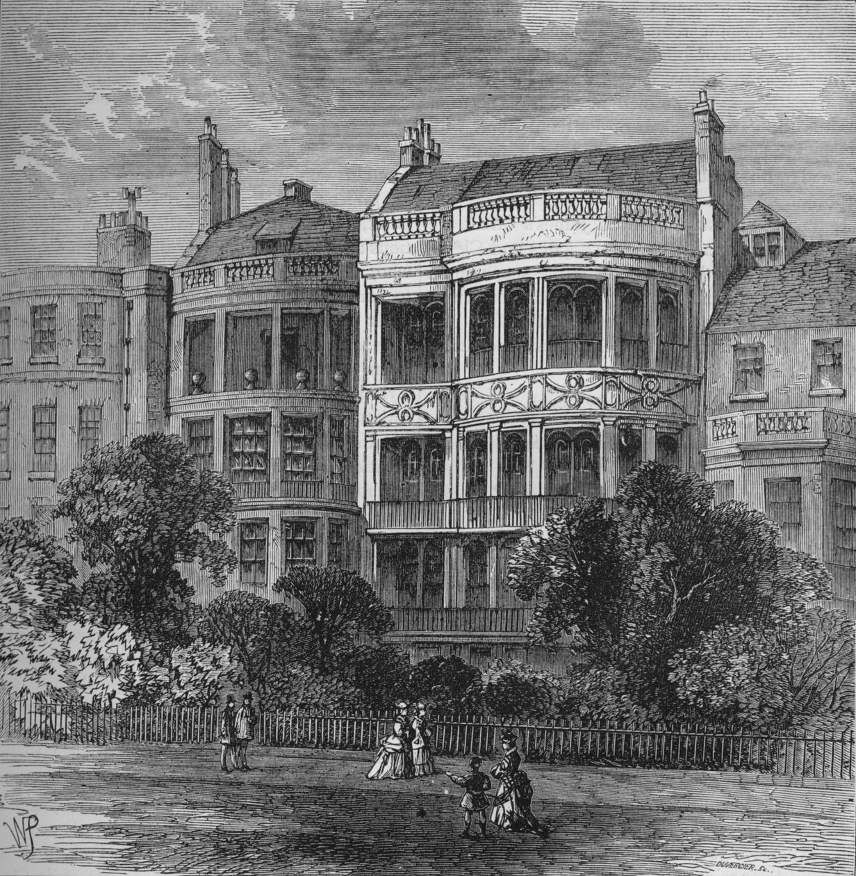 सैमुअल रोजर्स हाउस, ग्रीन पार्क सामने, वेस्टमिंस्टर, लंदन, c1854 1878 द्वारा अज्ञात