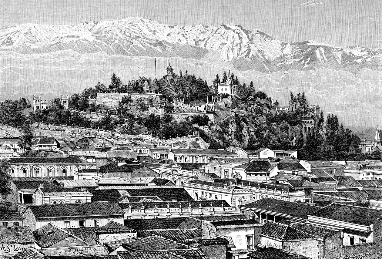 सैंटियागो, चिली, 1895 द्वारा अज्ञात