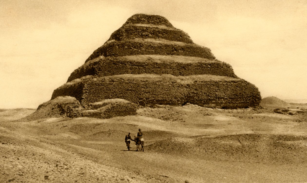 सकारा - द स्टेप पिरामिड, c1918-c1939। द्वारा अज्ञात