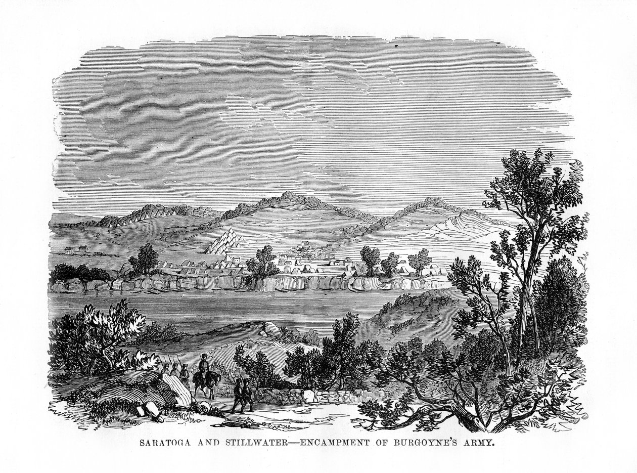 साराटोगा एंड स्टिलवॉटर, एग्जीबिशन ऑफ बरगॉयस आर्मी, 1777, 1872 द्वारा अज्ञात