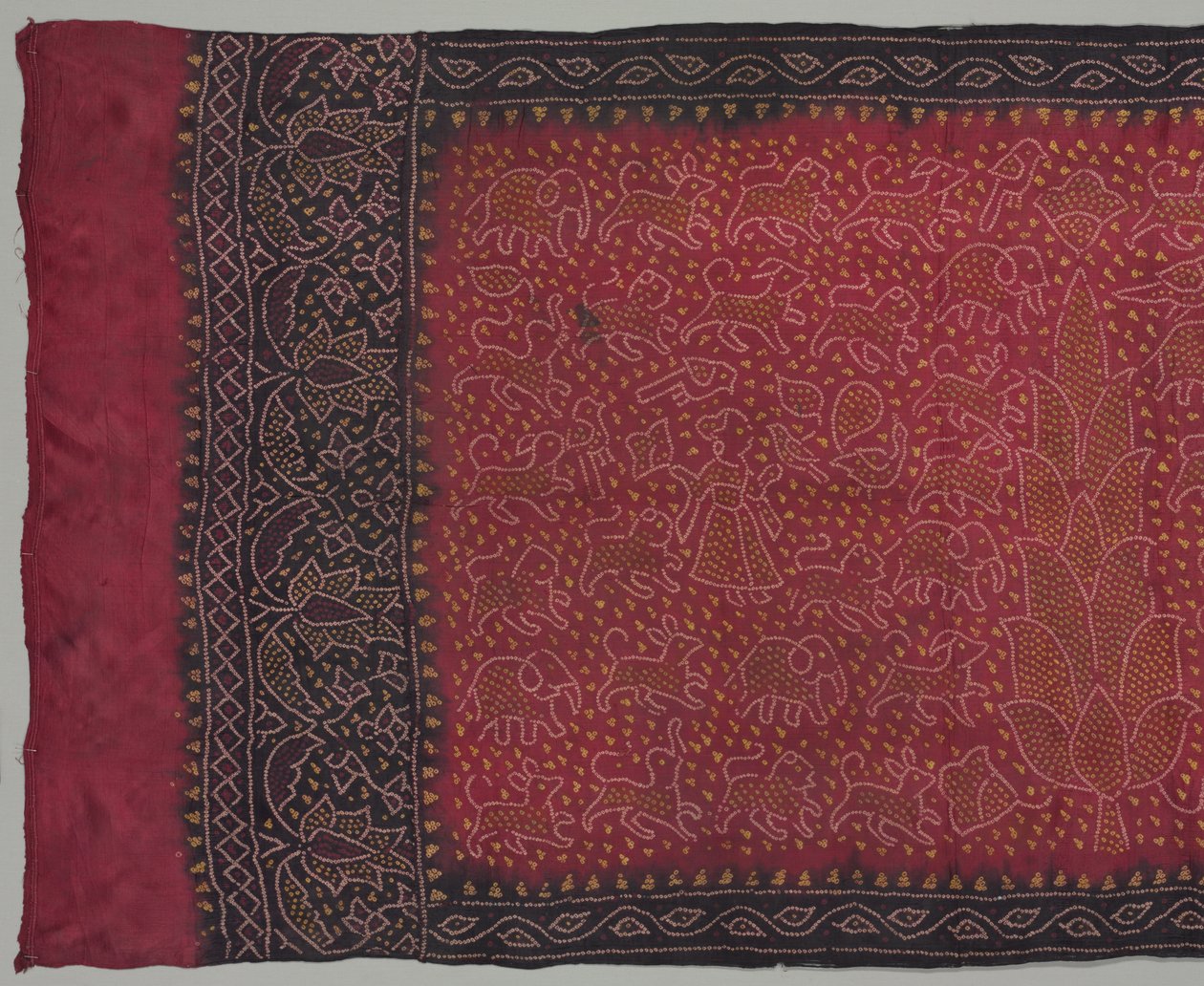 साड़ी, 1800s। द्वारा अज्ञात