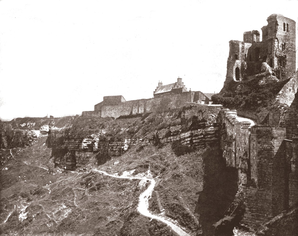 स्कारबोरो कैसल, उत्तरी यॉर्कशायर, 1894। द्वारा अज्ञात