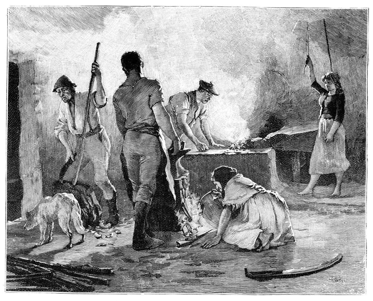 1848 1900 के यंग आयरलैंडर विद्रोह से दृश्य द्वारा अज्ञात