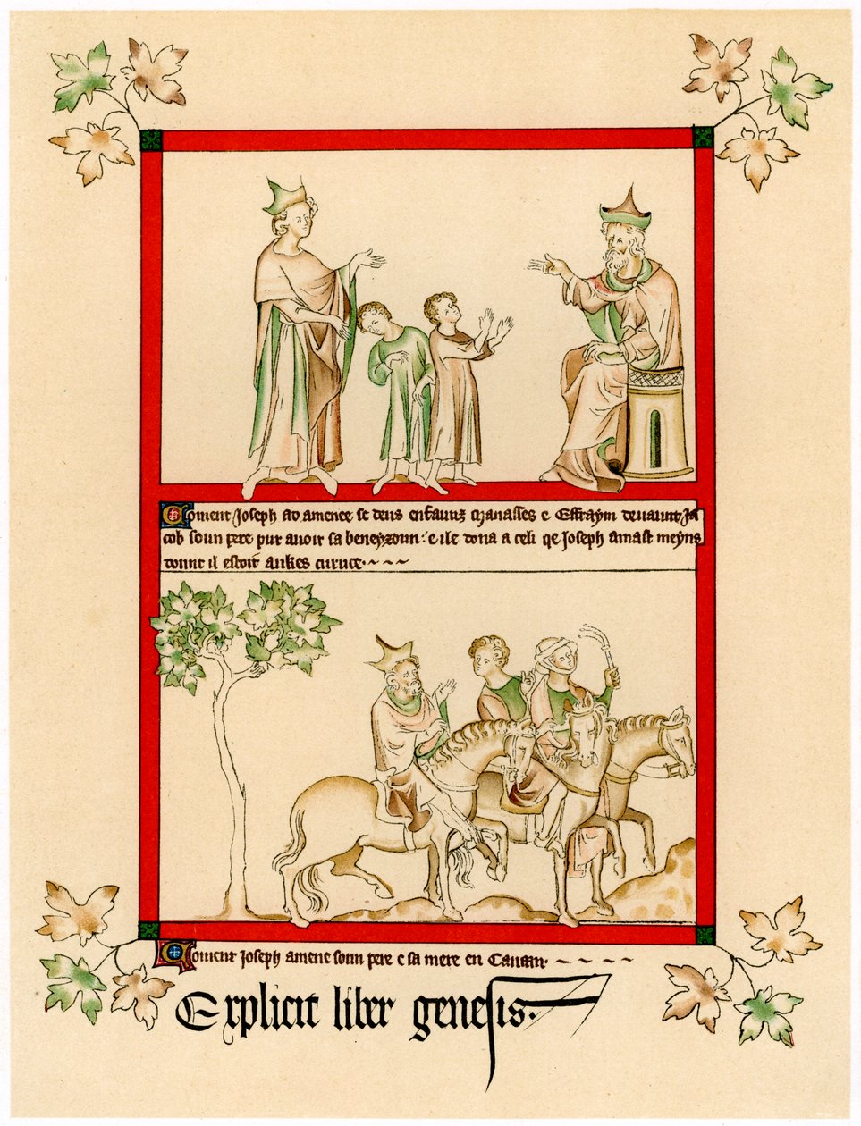 जोसेफ के जीवन के दृश्य, c1310-1320 द्वारा अज्ञात