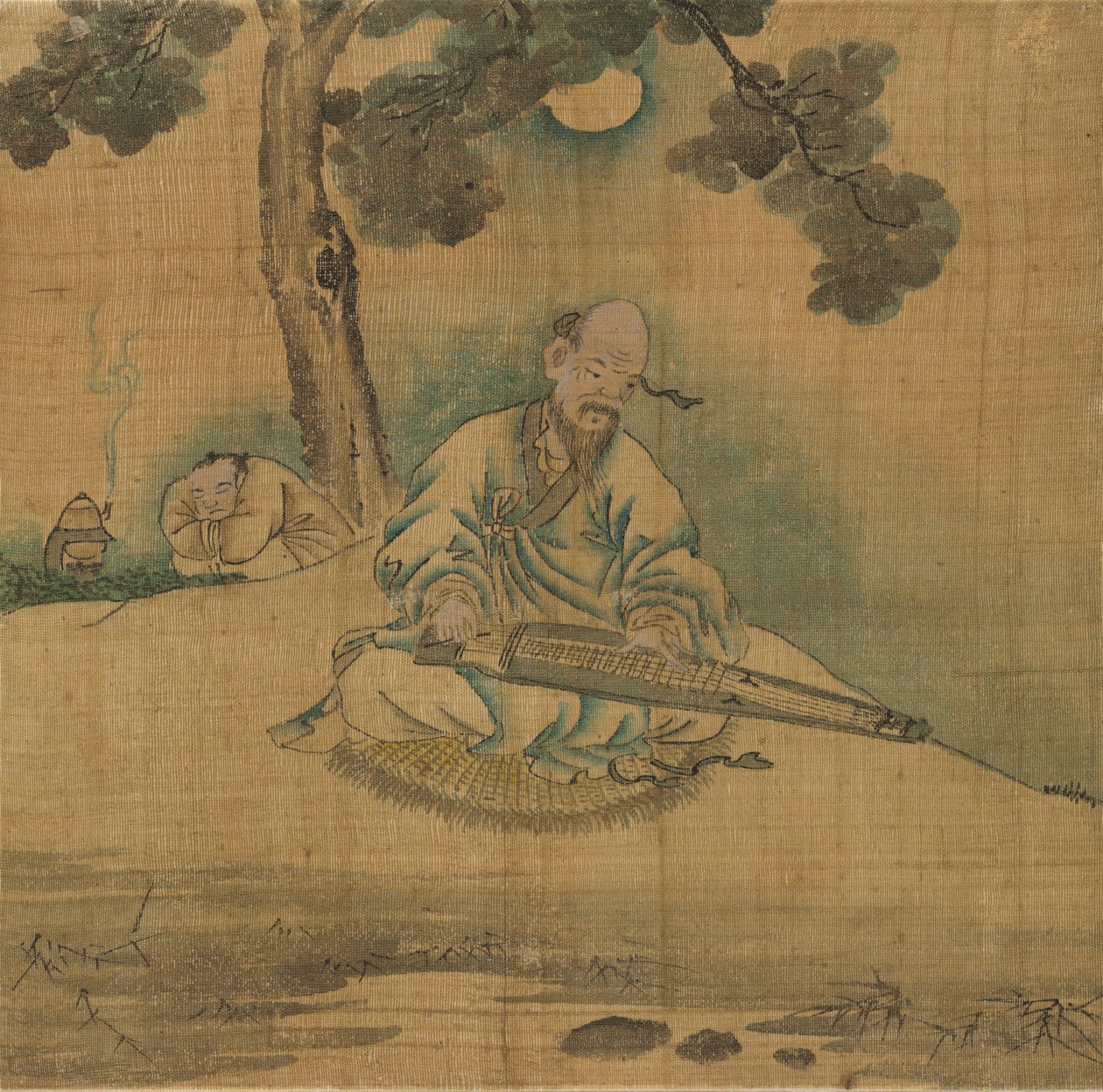 विद्वान एक किन खेलना, 1800s। द्वारा अज्ञात