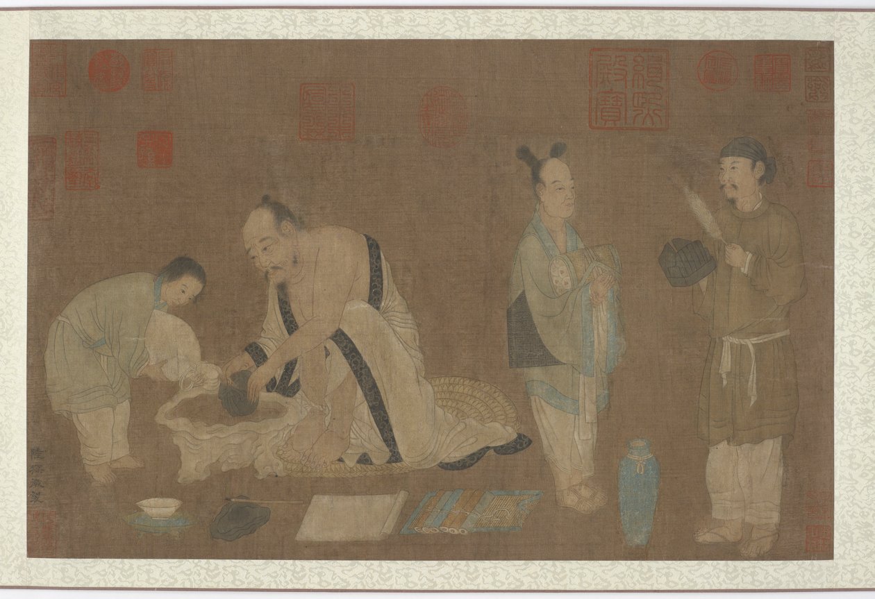 विद्वान और परिचारक, मिंग राजवंश, 1368-1644। द्वारा अज्ञात