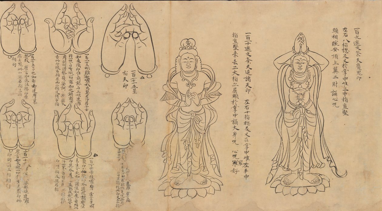 मुद्रा का स्क्रॉल, 11वीं-12वीं शताब्दी। द्वारा अज्ञात