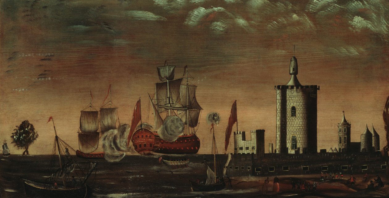 सीस्केप कल्पना, 1770-1800। द्वारा अज्ञात