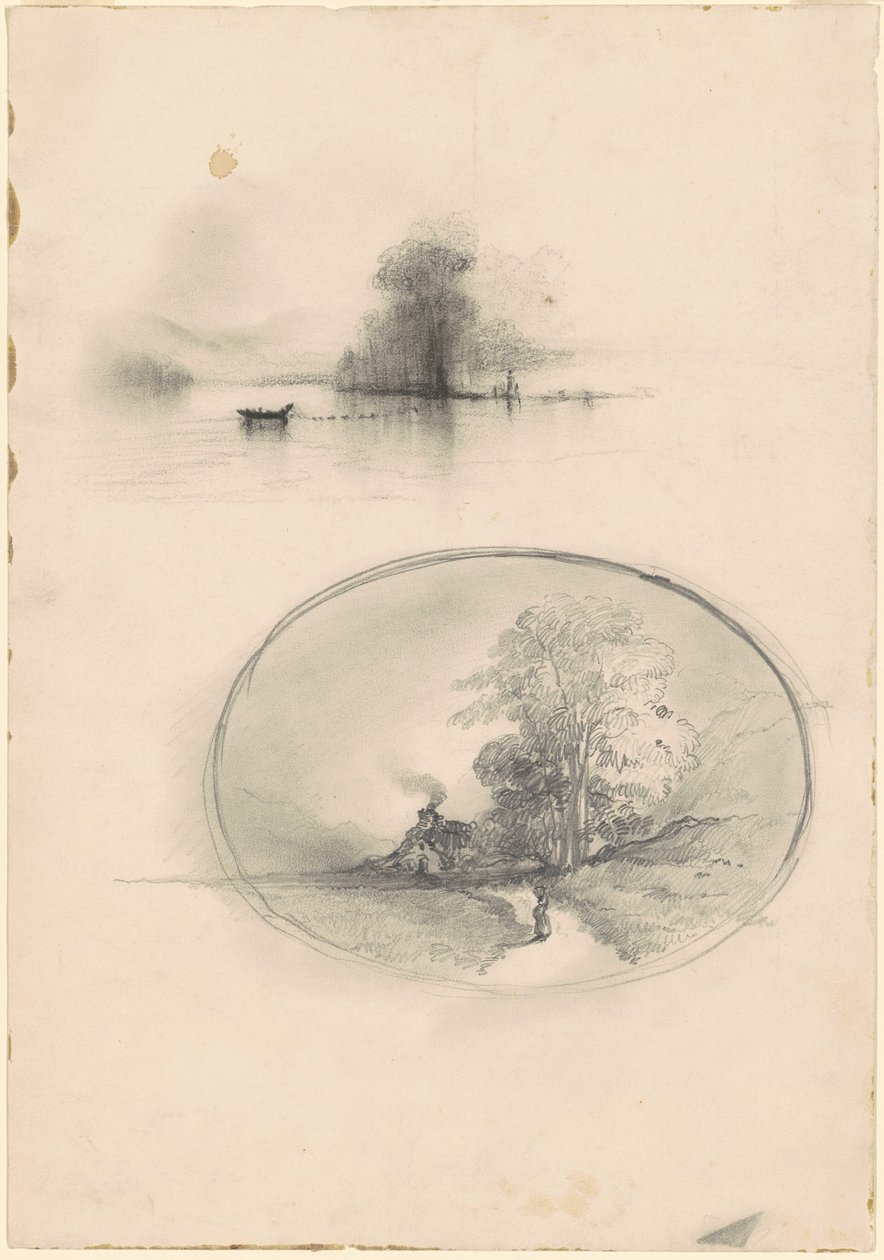 सीस्केप और लैंडस्केप, सी. 1859. द्वारा अज्ञात