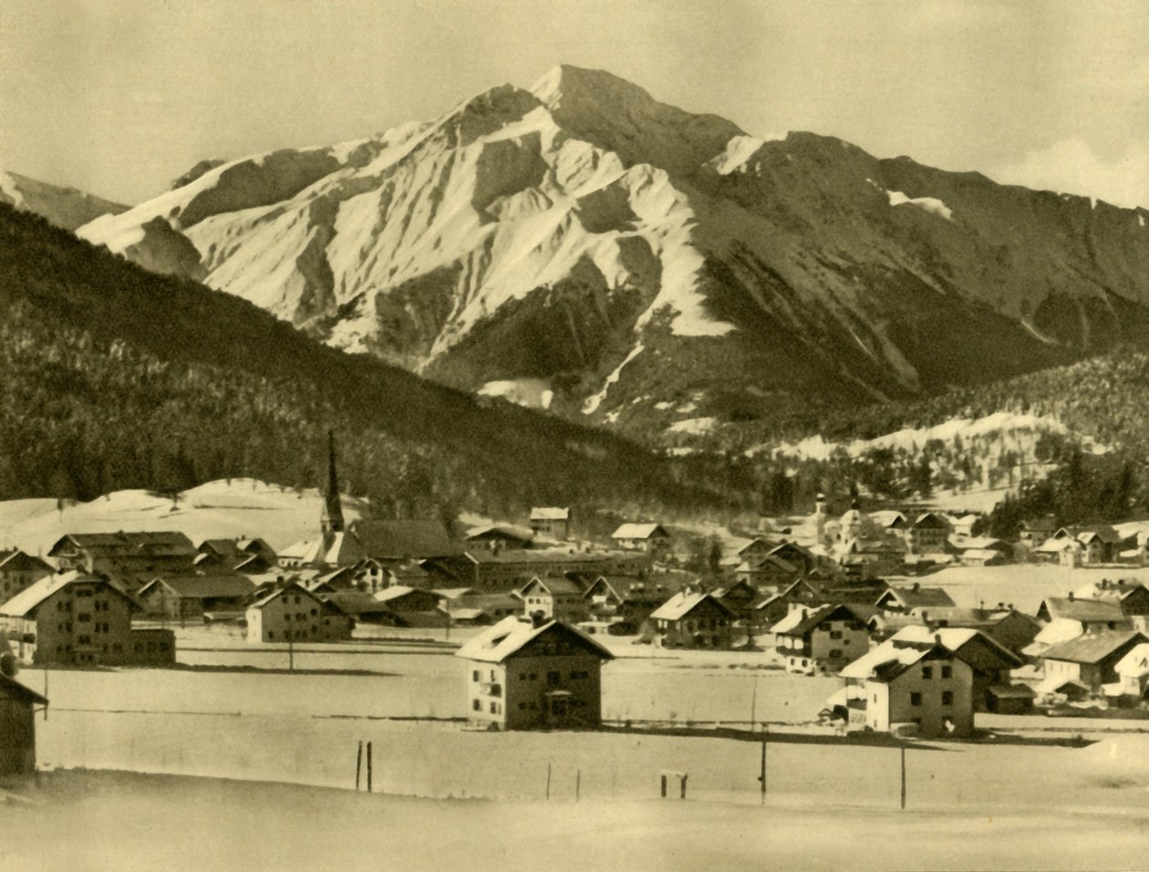 टिरोल, ऑस्ट्रिया में सीफ़ेल्ड, c1935। द्वारा अज्ञात