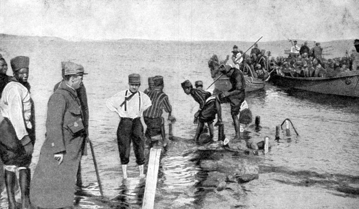 सेनेगल के सैनिक मिस्र के तट पर, प्रथम विश्व युद्ध, 1915 द्वारा अज्ञात