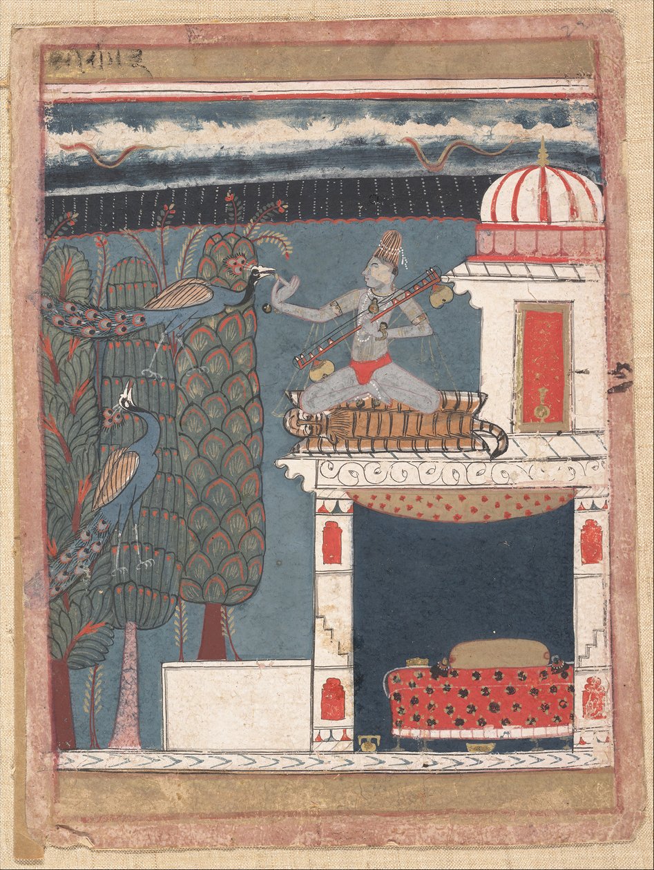 सेटमलार रागिनी: एक रागमाला श्रृंखला से फोलियो संगीत मोड की माला, सीए। 1630-40. द्वारा अज्ञात