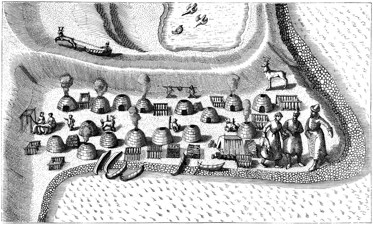 रूसी लैपलैंड में निपटान, 1594 द्वारा अज्ञात