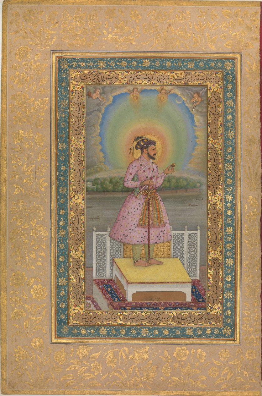 शाहजहाँ एक छत पर, 1627। द्वारा अज्ञात