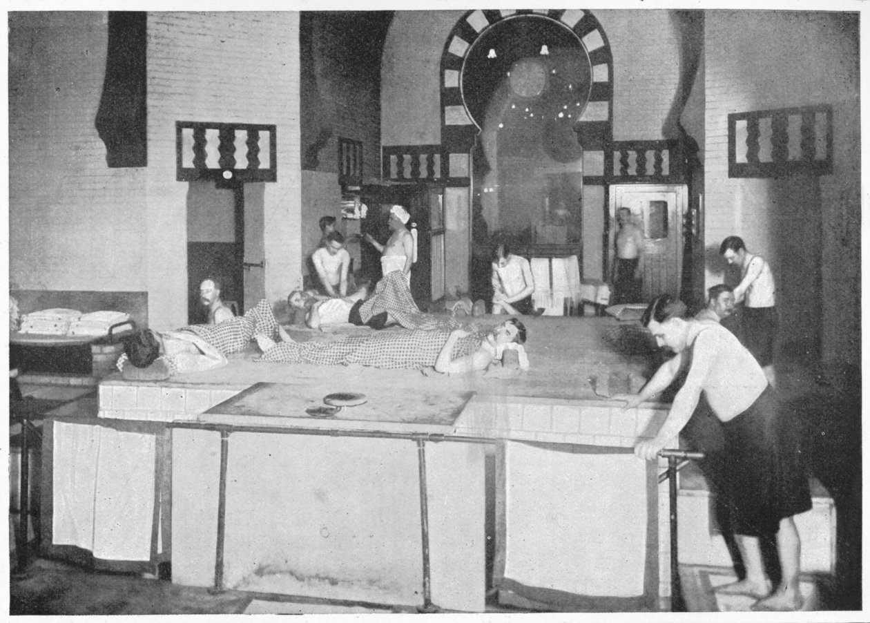 तुर्की स्नान, 76 जर्मेन स्ट्रीट, पिकाडिली, लंदन में शैम्पू करने का कमरा, c1903 1903 द्वारा अज्ञात
