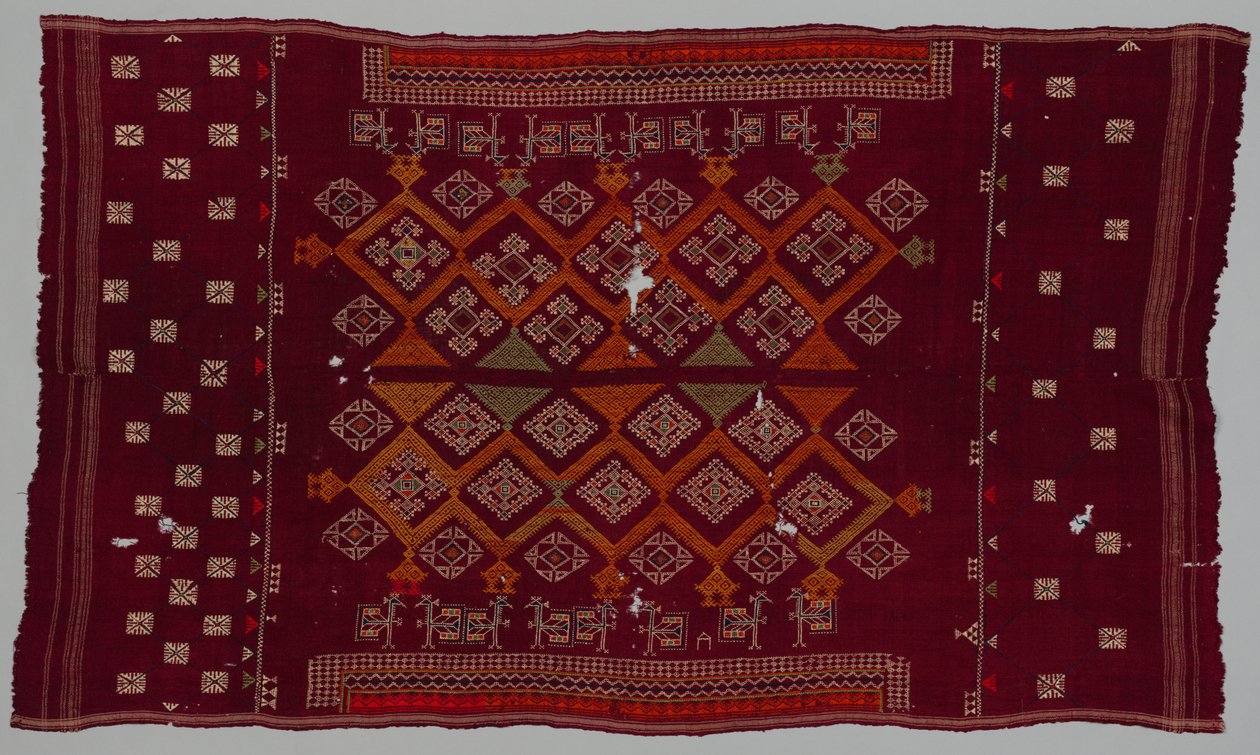 शॉल, 1700s - 1800s। द्वारा अज्ञात