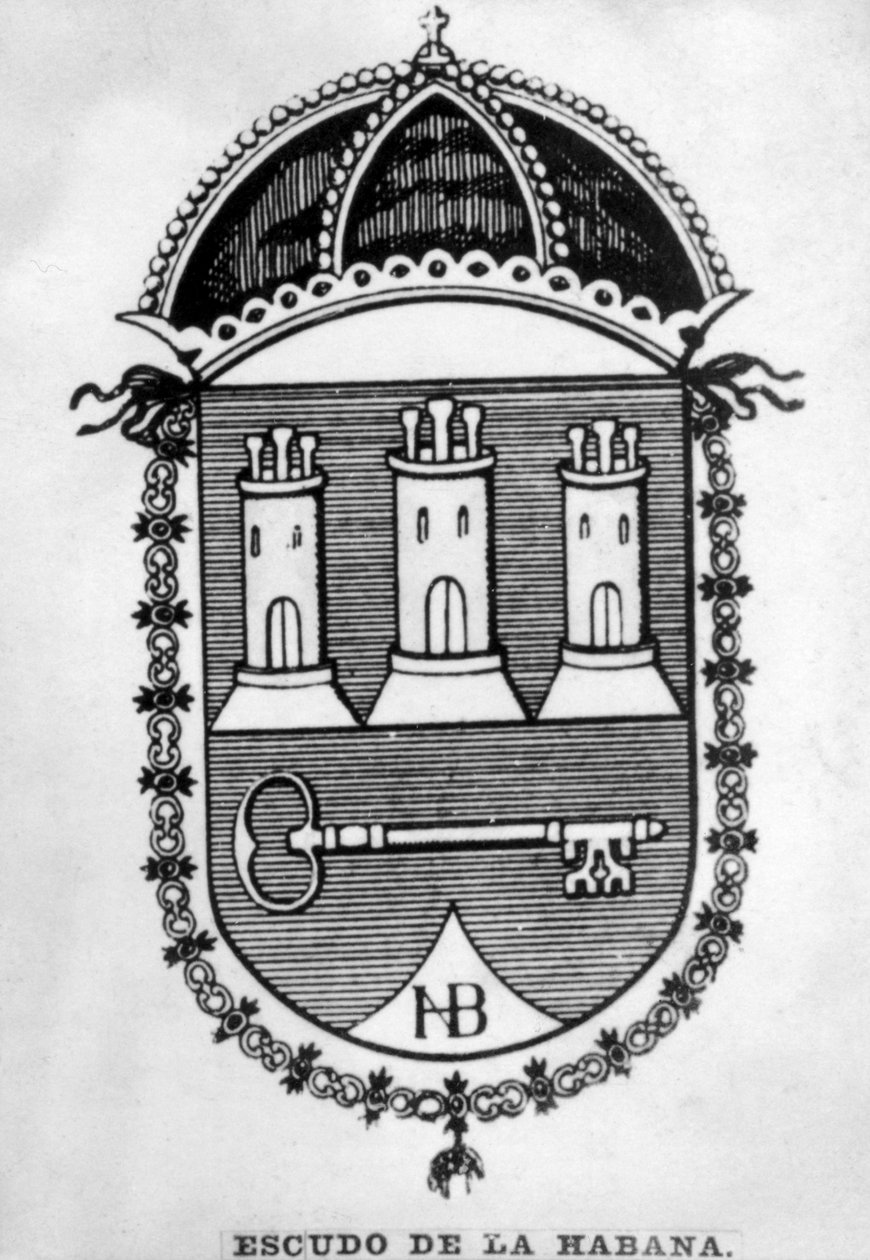 हवाना की शील्ड, 1692, 1920 द्वारा अज्ञात
