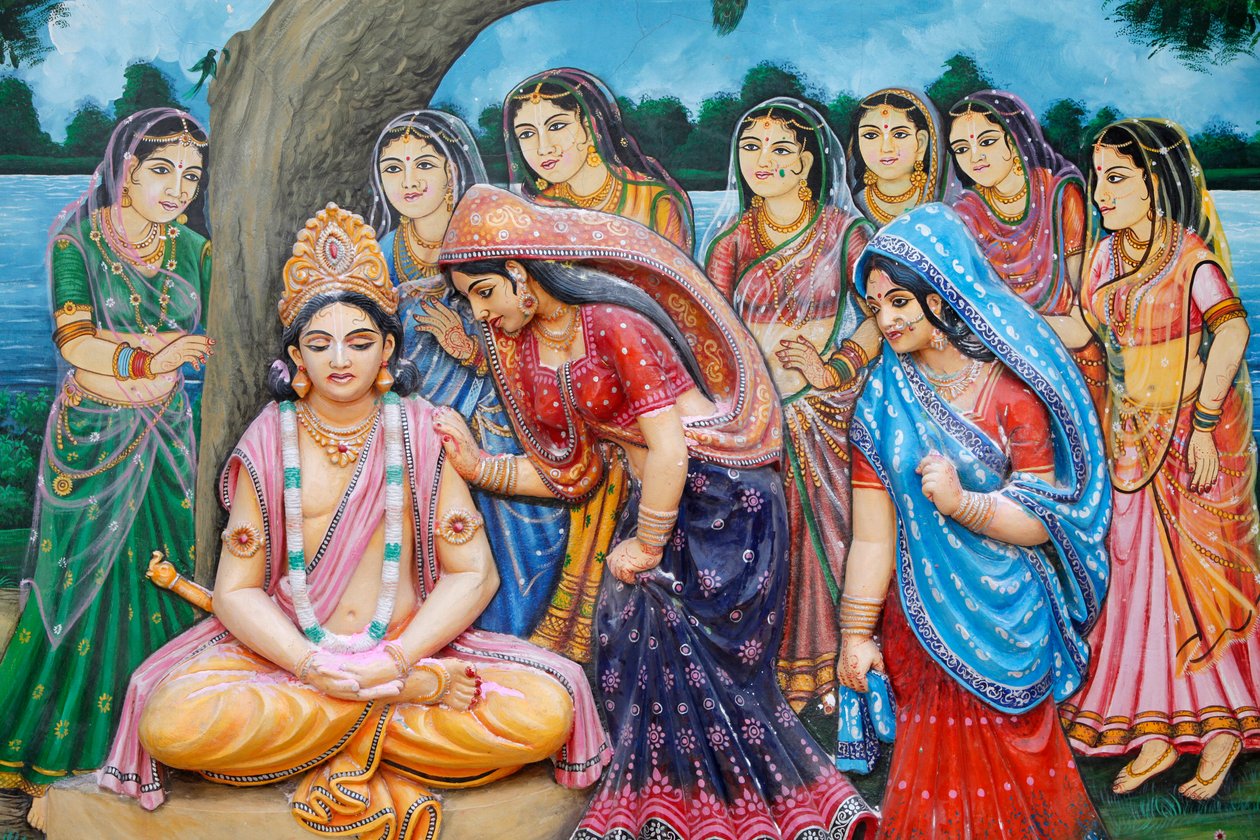 Shree Krishna takes the form of Gauranga Vrindavan Inde द्वारा अज्ञात