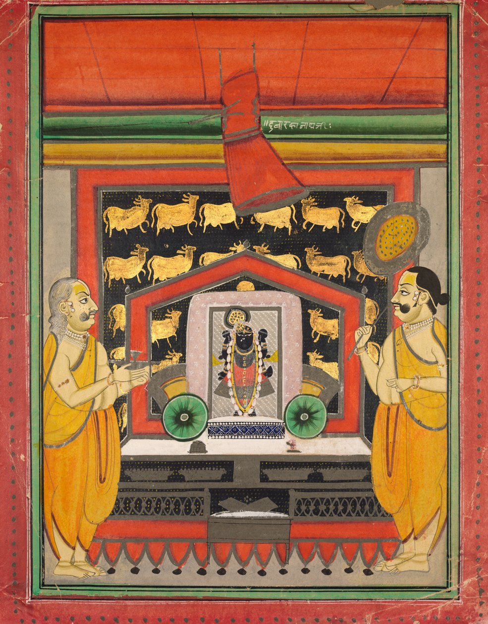 Shri Dvarakanathji of Kankroli Dubarakanathji, mid-1800s.  द्वारा अज्ञात
