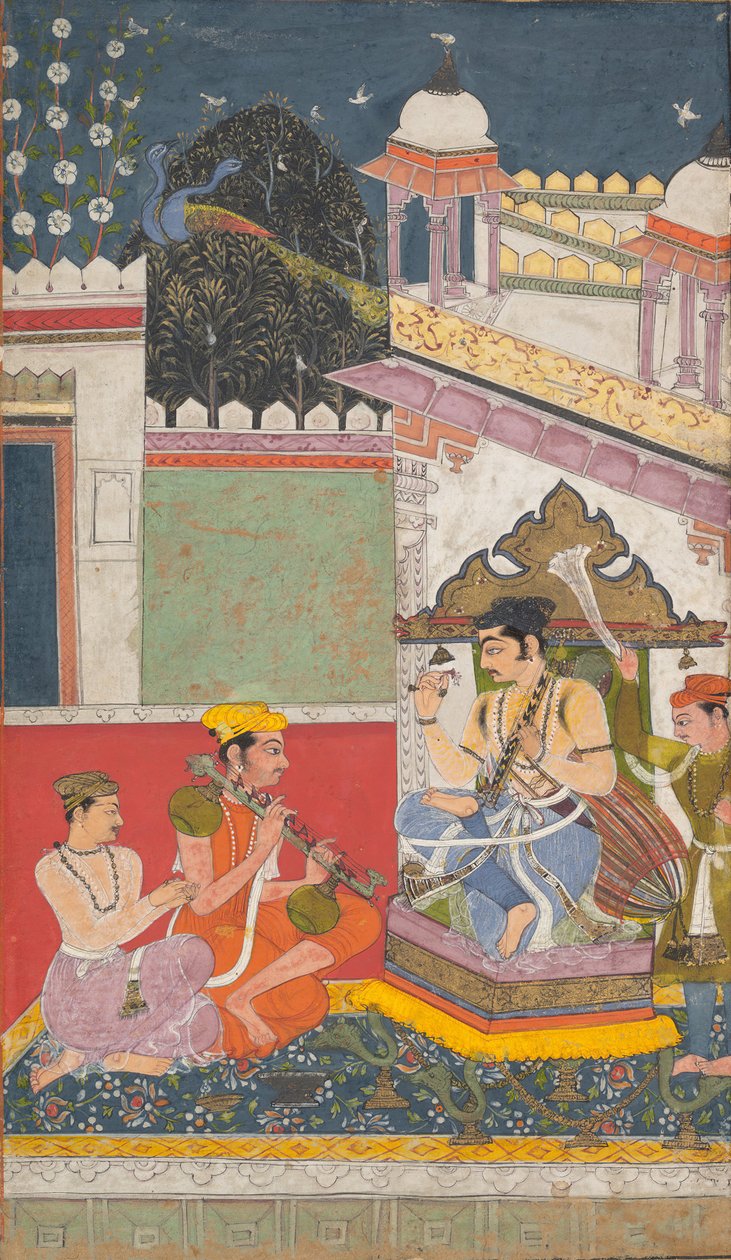 श्री राग: एक रागमाला श्रृंखला की संगीतमयी माला, १-वीं शताब्दी के मध्य की माला। द्वारा अज्ञात