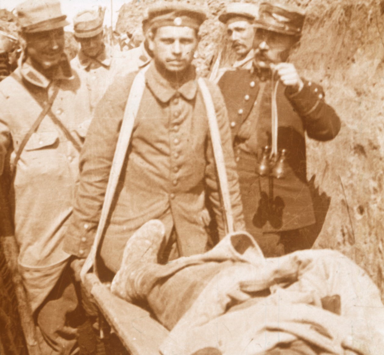 सिदी-ब्राह्म खाई, कैरिसी, उत्तरी फ्रांस, c1914-c1918 द्वारा अज्ञात