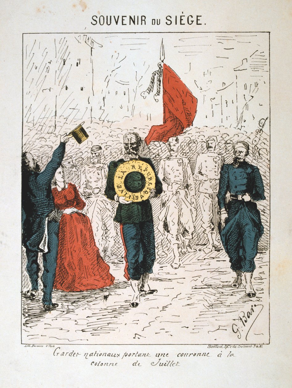 पेरिस की घेराबंदी, 1870-1871। द्वारा अज्ञात