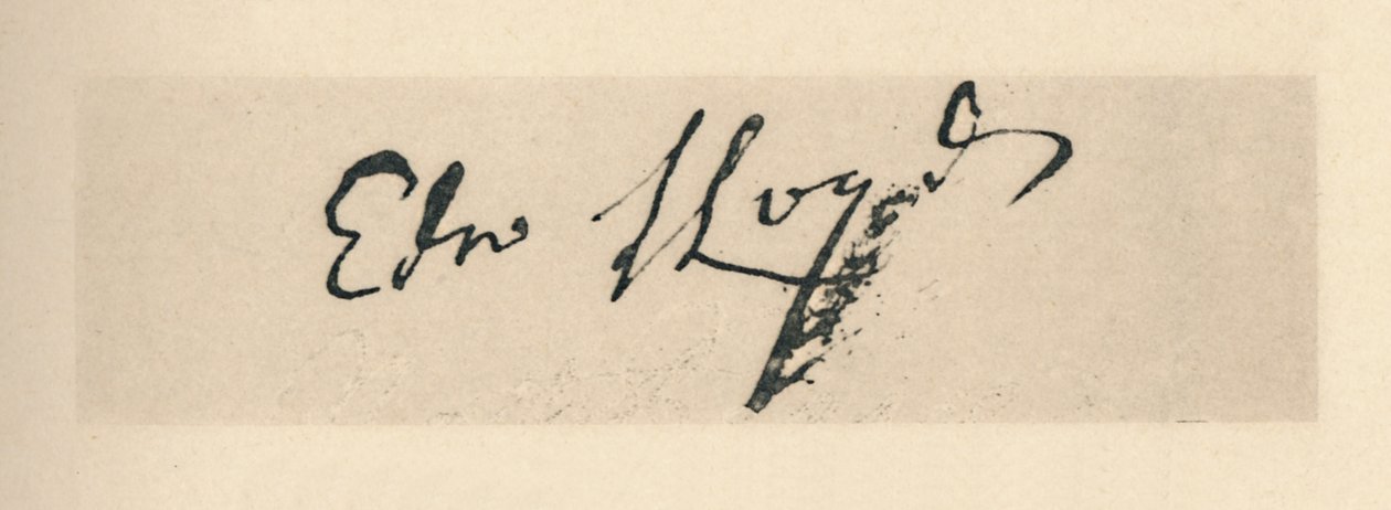 एडवर्ड लॉयड का हस्ताक्षर, 1712, 1928 द्वारा अज्ञात
