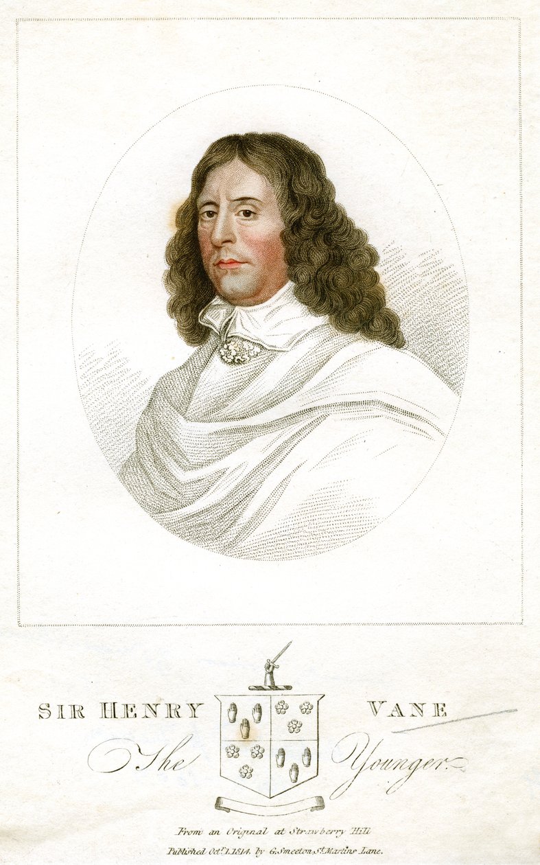 सर हेनरी वेन द यंगर, अंग्रेजी राजनेता और लेखक, 1814 द्वारा अज्ञात