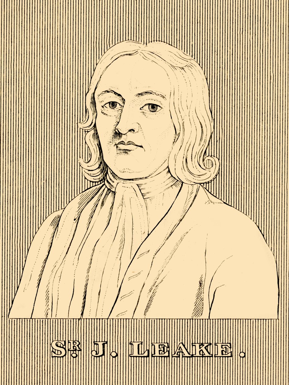 सर जे लीक, 1656-1720, 1830। द्वारा अज्ञात