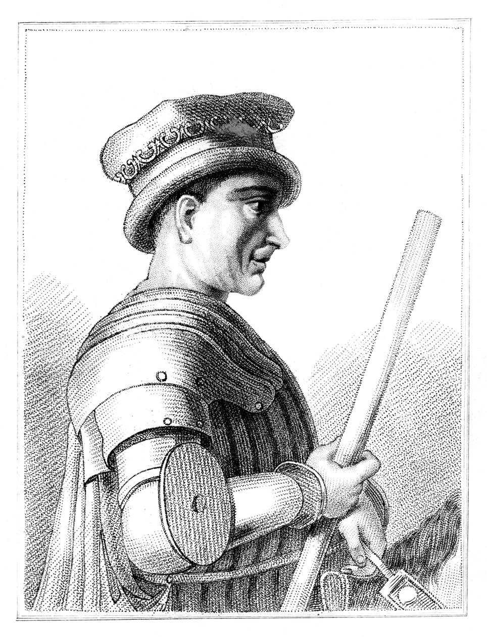 सर जॉन हॉकवुड, 14 वीं शताब्दी के इटली, 1819 में अंग्रेजी मेधावी या संघनित्र द्वारा अज्ञात