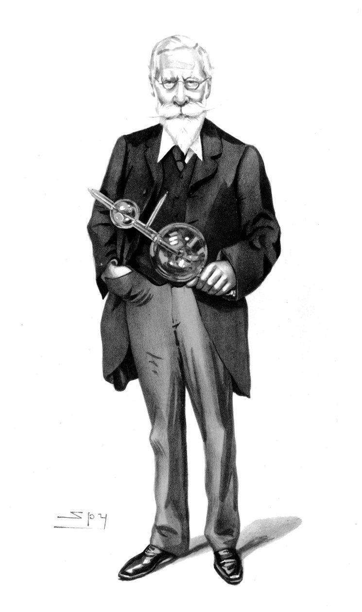 सर विलियम क्रुक्स, अंग्रेजी भौतिक विज्ञानी और रसायनज्ञ, c 1900s द्वारा अज्ञात