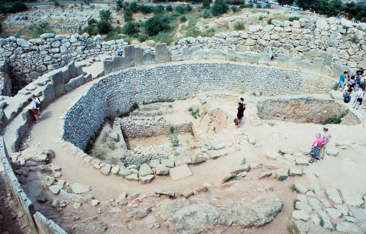 माइसेनियन दुर्गों का स्थल, ग्रीस, c1600-1100 ई.पू. द्वारा अज्ञात