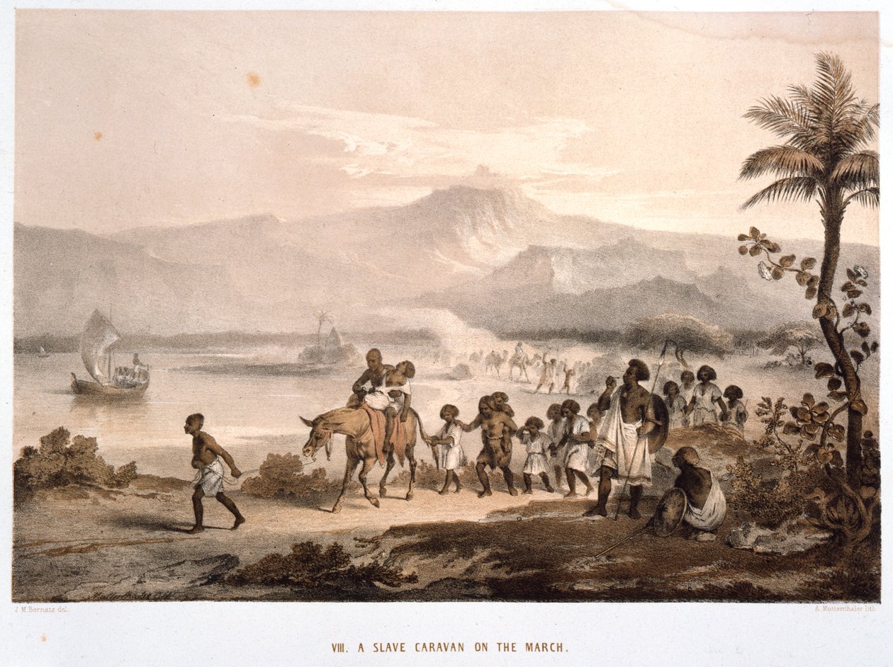 मार्च, 1852 को गुलाम काफिले द्वारा अज्ञात