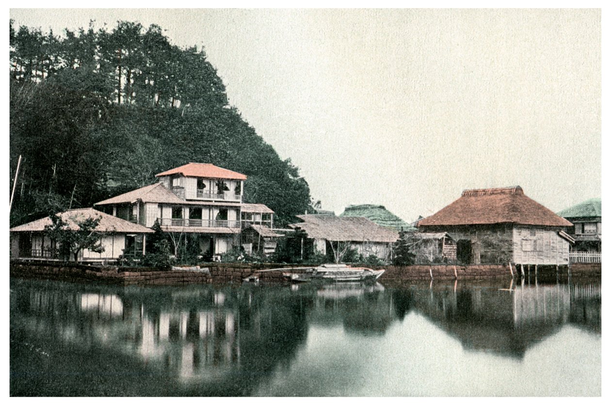 छोटा ग्रीष्मकालीन होटल, कानाज़ावा, जापान, 1904 द्वारा अज्ञात