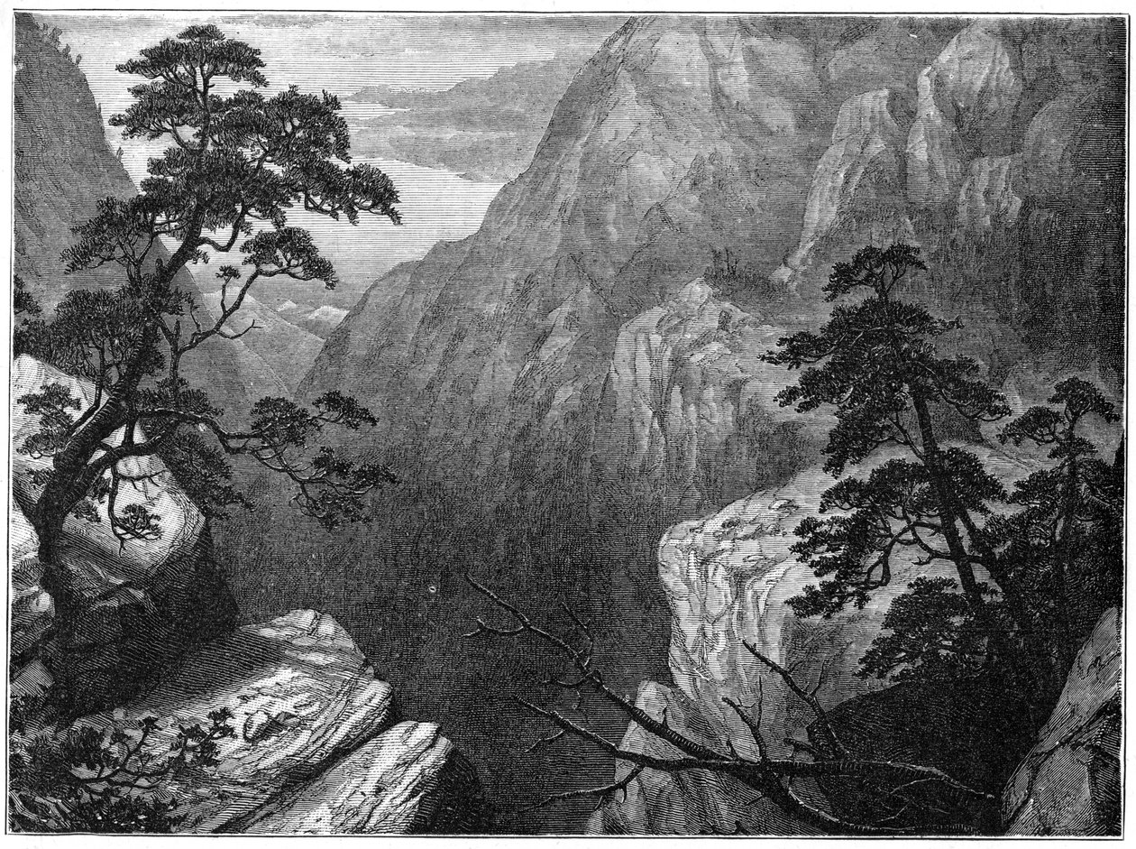 सिएरा माद्रे, रॉकी पर्वत, अमेरिका, 1877 की बर्फीली श्रृंखला द्वारा अज्ञात