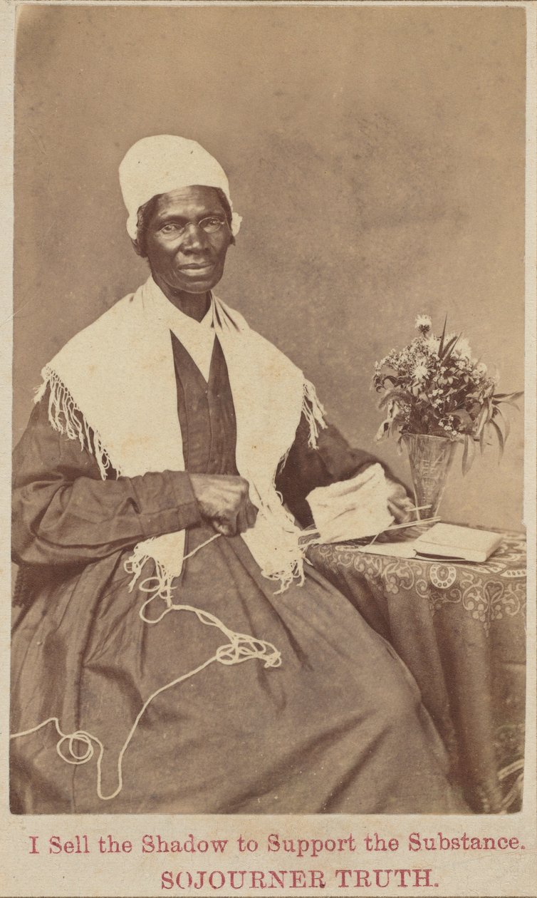 सोजॉर्नर ट्रुथ, 1864। द्वारा अज्ञात
